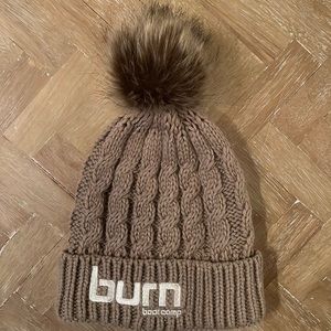 Burn Boot Camp Cable Beanie Embroidered